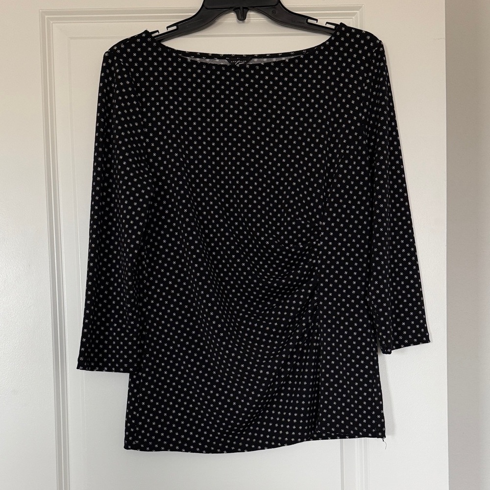 Ann Taylor Black and White Women's Top